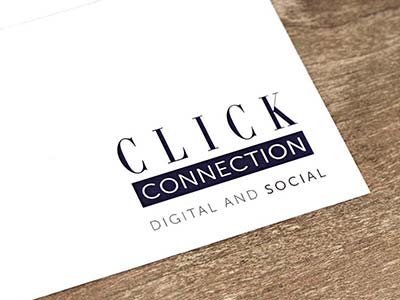 Click Connection Logo Design und Visitenkarten